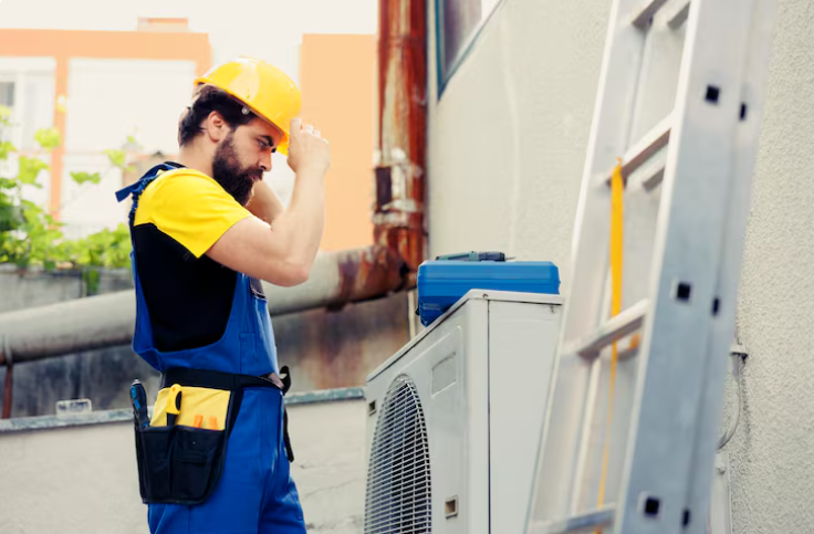 Large office buildings require HVAC systems