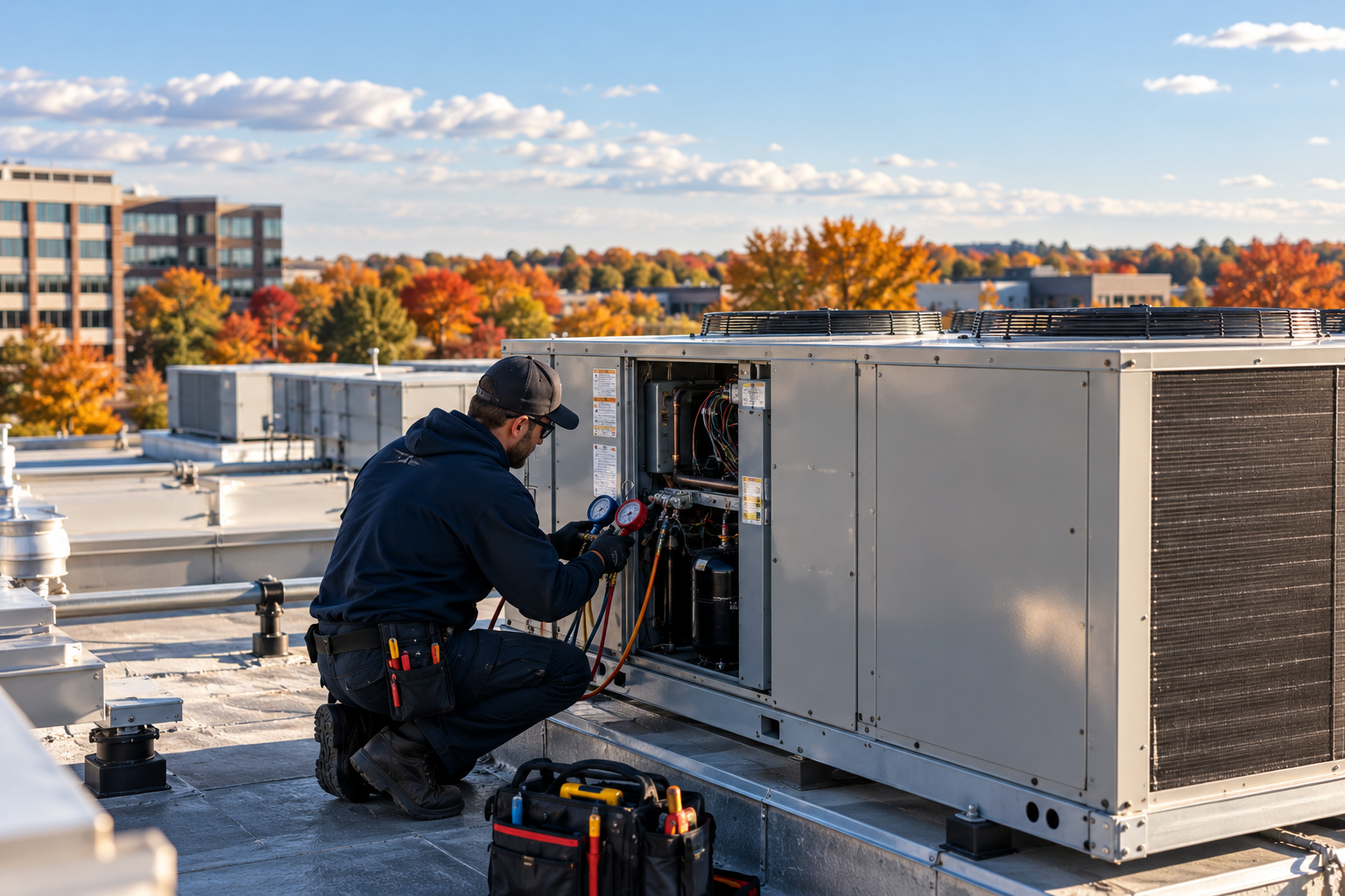 AAI | Rooftop Unit Maintenance: What a Fall Service Visit Should Cover